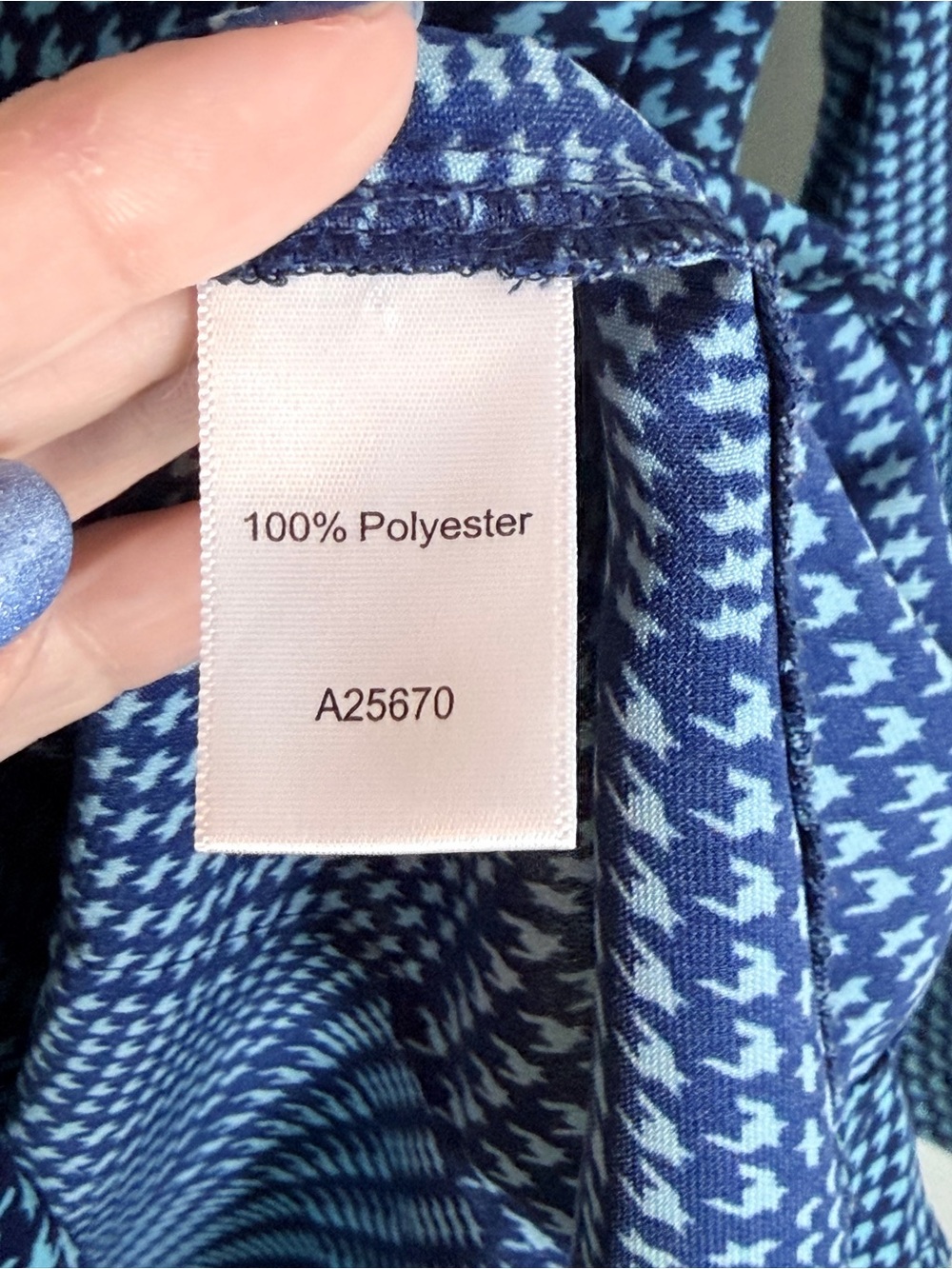 Appleseed's Blue Plaid Button-Up Blouse - Picture 5 of 6